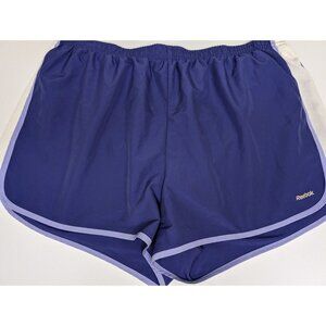 Reebok Woman’s Purple Shorts Size XL Play Dry Elastic Waist W/Pull String